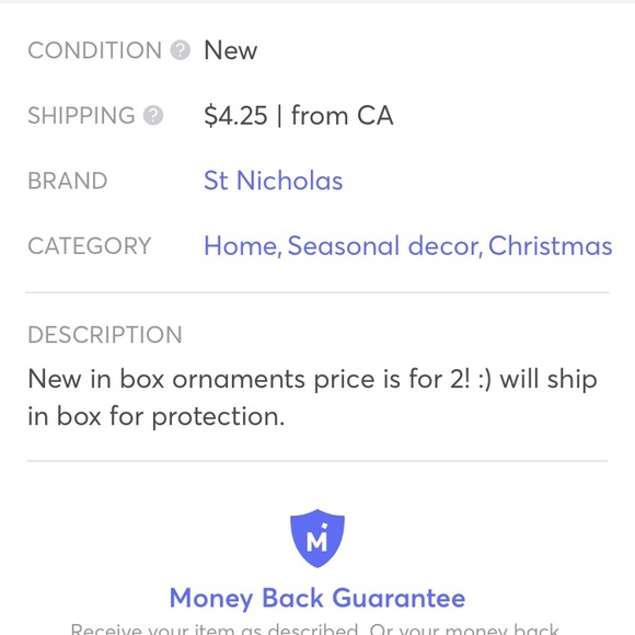 St Nicholas Square Christmas ornaments - Picture 2 of 2